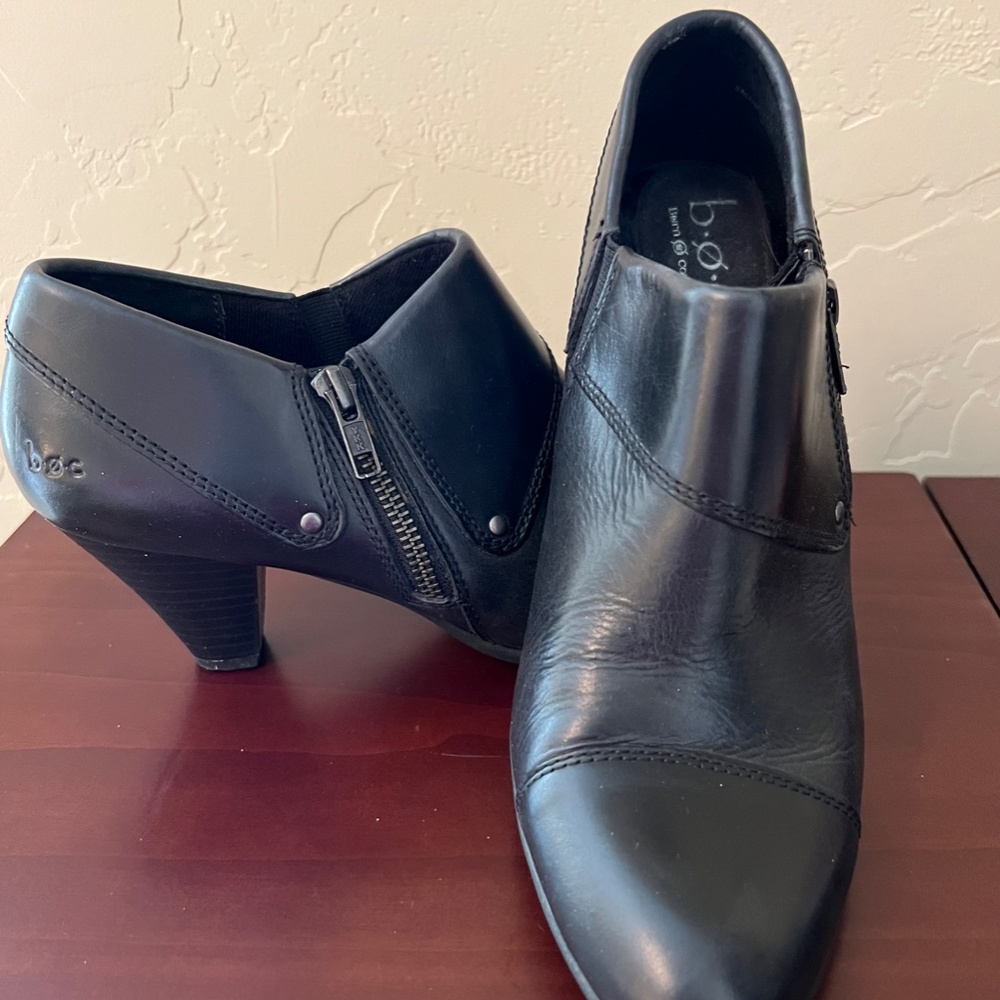 Born Concept Black Booties Size 8-1/2 M